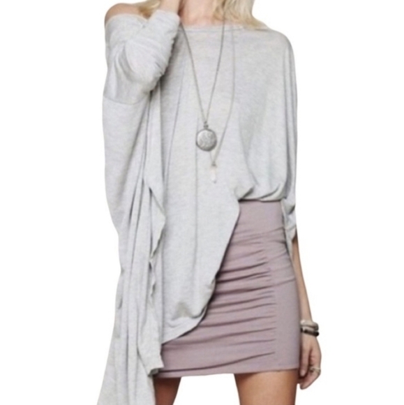 FREE PEOPLE ruched mini skirt xs - Picture 2 of 11